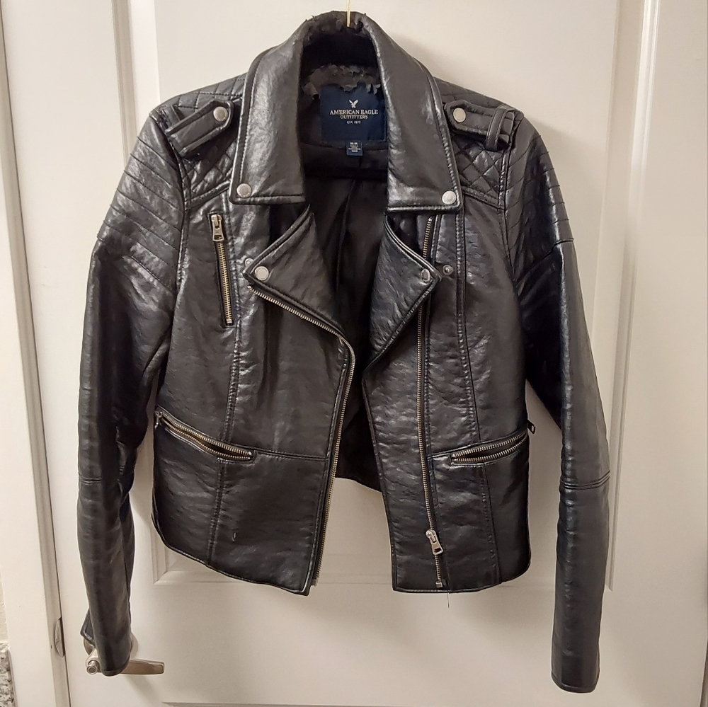 Vegan leather jacket